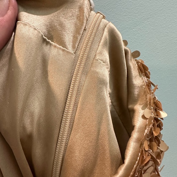 VINCE NTW oval matte sequin mini skirt with silk lining!! - Picture 10 of 11